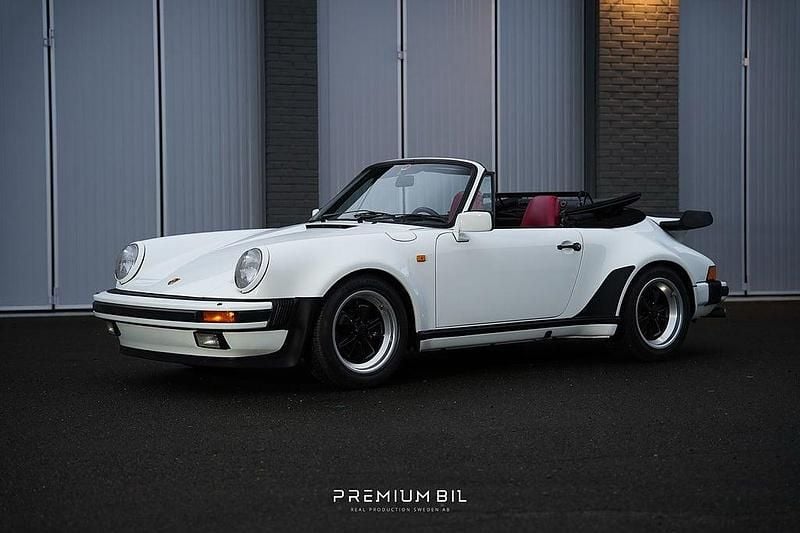 Vit Begagnad 1987 Porsche 930 Turbo Cab | 2 195 000 kr - Bild 1/4