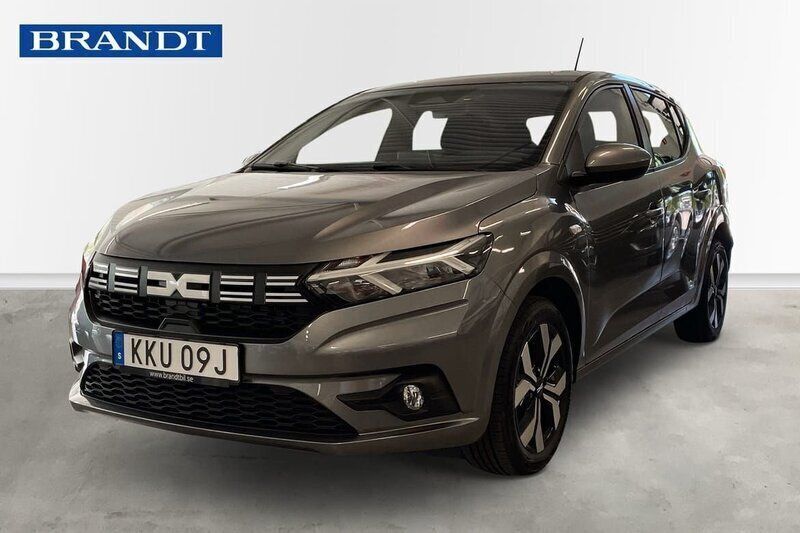 Grå Begagnad 2025 Dacia Sandero Expression Halvkombi | 199 900 kr (Bra pris) - Bild 1/4