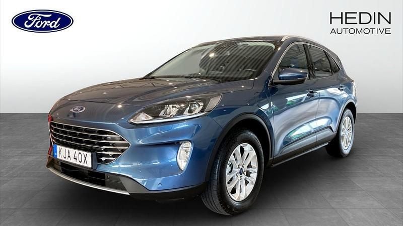 Blå (blue) Begagnad 2022 Ford Kuga Titanium SUV | 234 900 kr (Superpris) - Bild 1/4