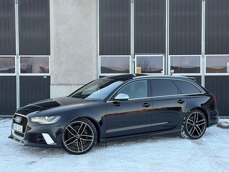 Svart Begagnad 2013 Audi RS6 Kombi | 449 900 kr (Marknadspris) - Bild 1/4