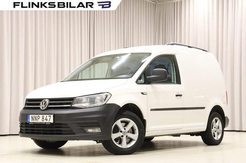 Vit Begagnad 2020 VW Caddy Minibuss | 139 900 kr (Bra pris) - Bild 1/4