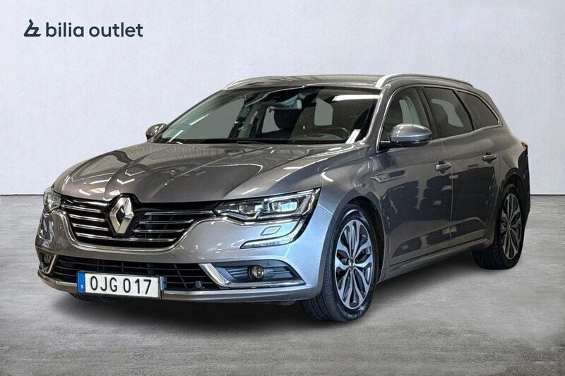 Grå Begagnad 2016 Renault Talisman GrandTour Komfort Kombi | 164 900 kr (Marknadspris) - Bild 1/3