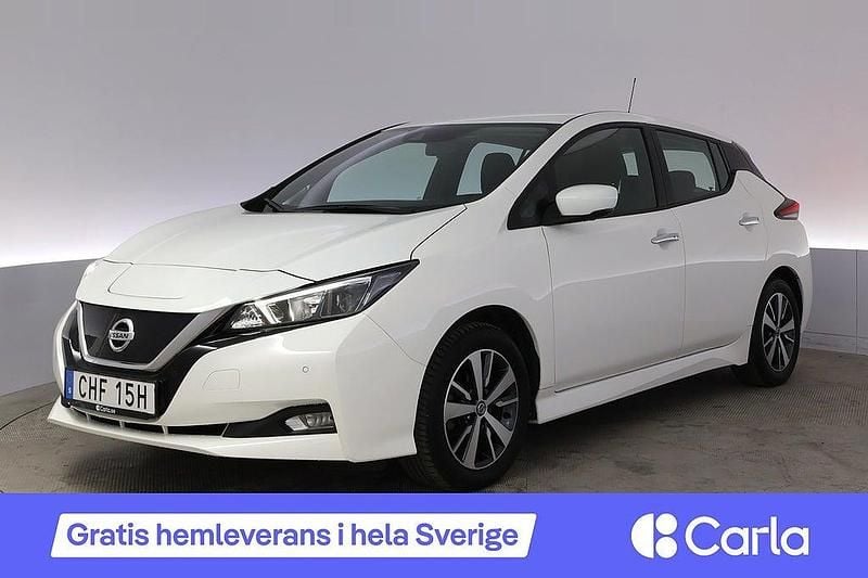 Begagnad Nissan Leaf Acenta 110 kW (150 HK) 2021 Vit Halvkombi