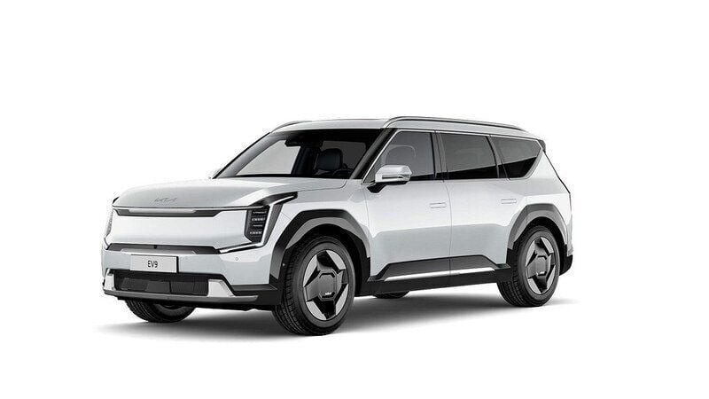 Snow white pearl Ny 2025 Kia EV9 2 SUV | 689 900 kr (Marknadspris) - Bild 1/4