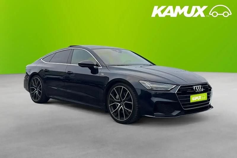 Blå Begagnad 2019 Audi A7 Sportback S-Line Halvkombi | 399 800 kr (Superpris) - Bild 1/4