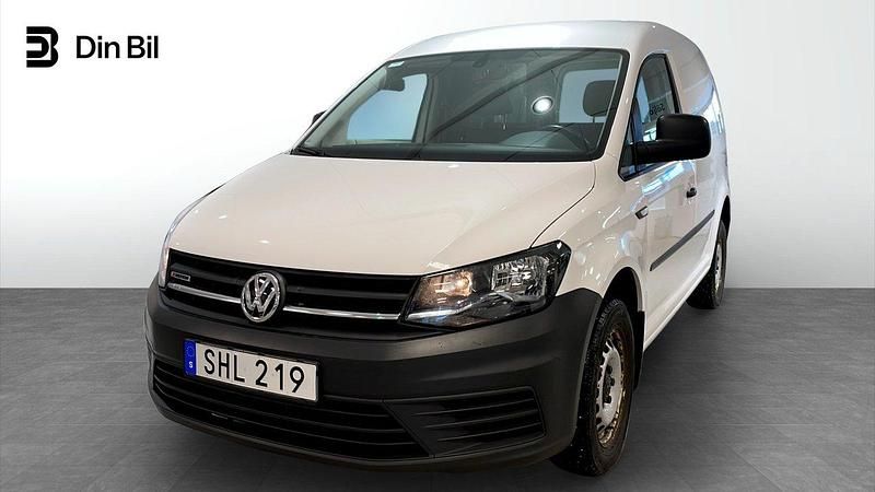 Vit (candyvit) Begagnad 2016 VW Caddy Minibuss | 149 000 kr (Marknadspris) - Bild 1/4