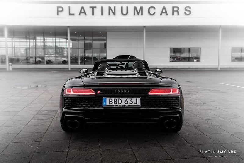 Begagnad Audi R8 Spyder Sport 540 HK (397 kW) 2020 Svart Cab