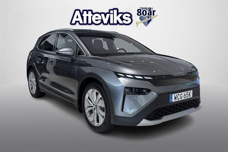 Grå Ny 2025 Skoda Elroq SUV | 554 600 kr - Bild 1/4