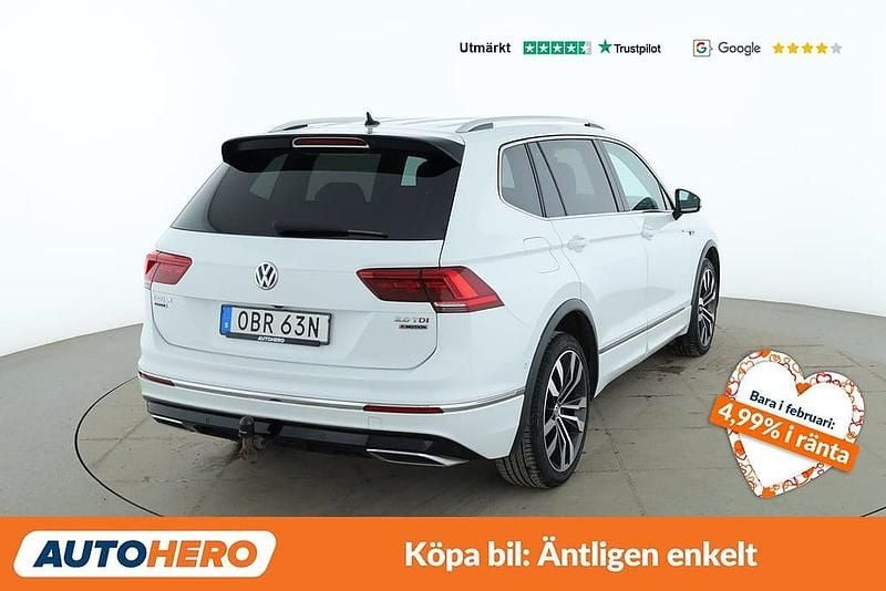 Begagnad VW Tiguan Allspace Highline 200 HK (147 kW) 2018 Vit SUV
