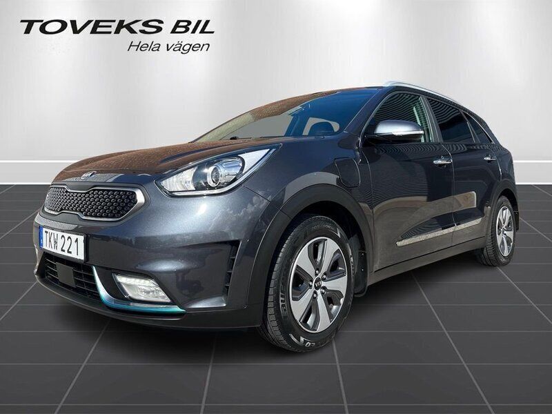 Mörkgrå (grå) Begagnad 2017 Kia Niro Advance SUV | 149 000 kr (Marknadspris) - Bild 1/4