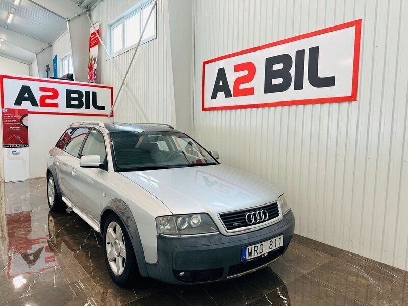 Silver Begagnad 2004 Audi A6 Allroad Comfort Kombi | 34 900 kr - Bild 1/4