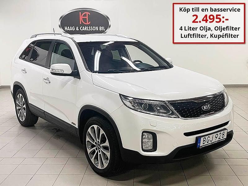 Vit Begagnad 2014 Kia Sorento SUV | 149 000 kr (Lite dyr) - Bild 1/4