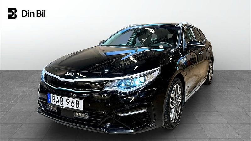 Svart Begagnad 2019 Kia Optima Advance Kombi | 204 900 kr (Marknadspris) - Bild 1/4