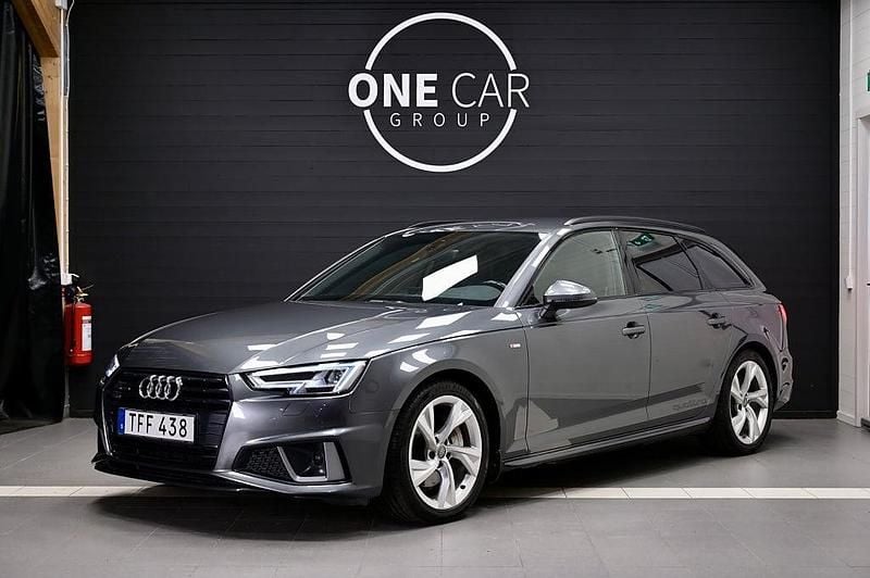 Grå Begagnad 2018 Audi A4 S-Line Kombi | 259 700 kr (Bra pris) - Bild 1/4