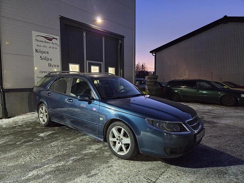 Begagnad Saab 9-5 Linear 150 HK (110 kW) 2005 Blå Kombi