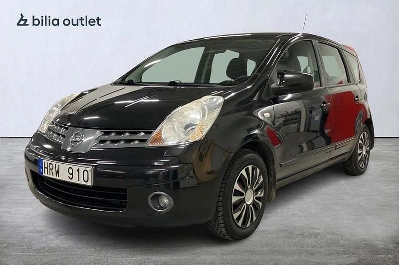 Svart Begagnad 2008 Nissan Note Halvkombi | 20 000 kr (Superpris) - Bild 1/4