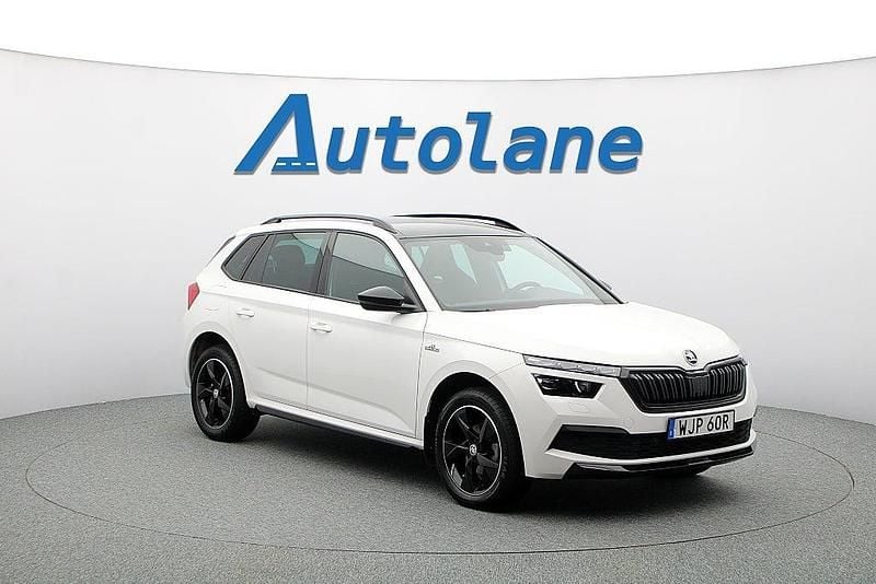 Candy white Begagnad 2022 Skoda Kamiq Monte Carlo SUV | 249 900 kr (Marknadspris) - Bild 1/3