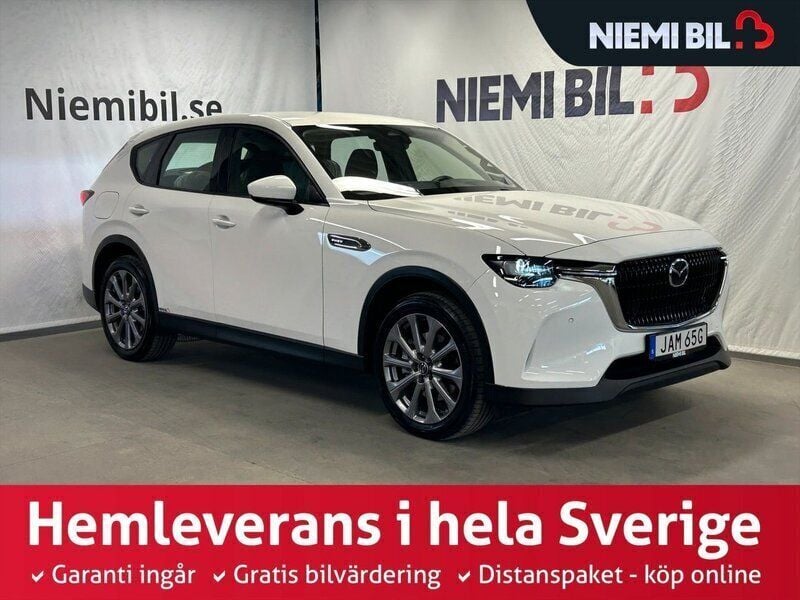 Vit Begagnad 2023 Mazda CX-60 SUV | 469 900 kr (Marknadspris) - Bild 1/3