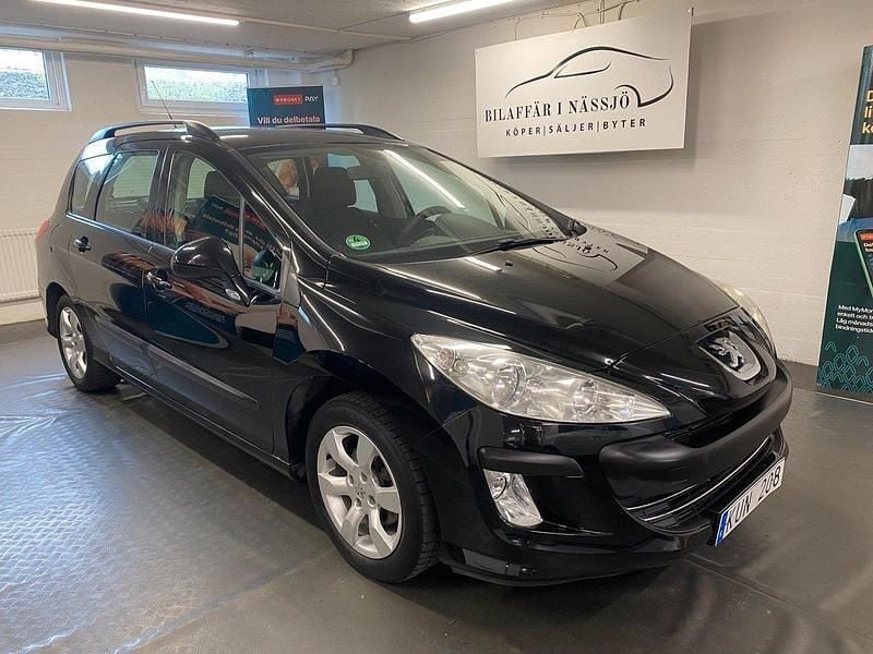 Svart Begagnad 2010 Peugeot 308 Kombi | 26 900 kr (Marknadspris) - Bild 1/4