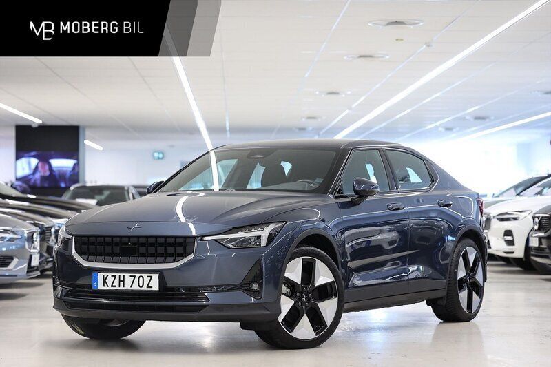 Mörkblå Begagnad 2023 Polestar 2 Pilot Sedan | 369 900 kr (Bra pris) - Bild 1/3
