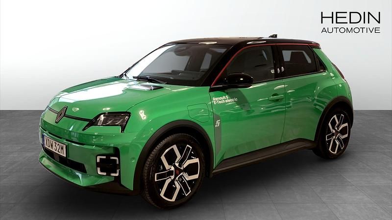 Grön Begagnad 2025 Renault 5 E-Tech | 359 900 kr - Bild 1/4