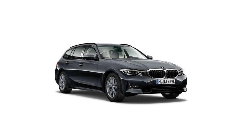 Grå Begagnad 2021 BMW 330e Shadowline Kombi | 289 500 kr (Superpris) - Bild 1/4