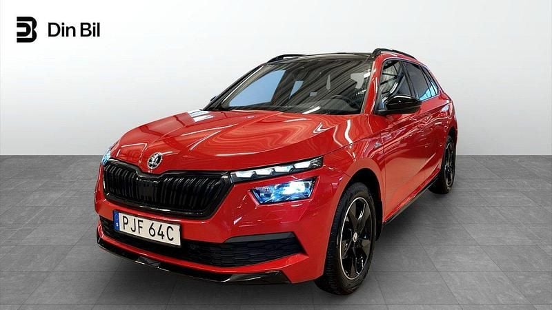 Röd Begagnad 2021 Skoda Kamiq Monte Carlo SUV | 239 900 kr (Marknadspris) - Bild 1/4