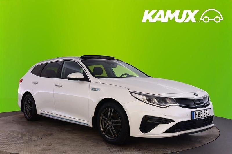 Begagnad Kia Optima Plus 205 HK (150 kW) 2020 Vit Kombi