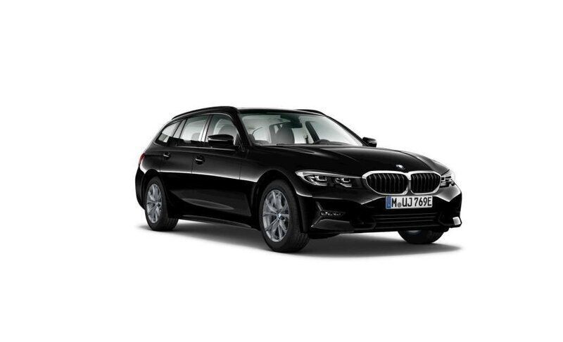 Svart Begagnad 2021 BMW 330e Sport Line Kombi | 289 500 kr (Bra pris) - Bild 1/4