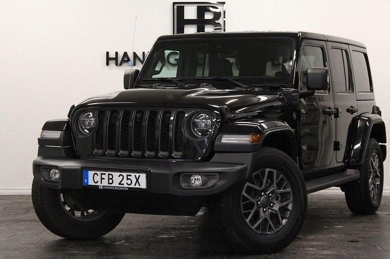 Svart Begagnad 2021 Jeep Wrangler Unlimited SUV | 649 900 kr (Marknadspris) - Bild 1/4