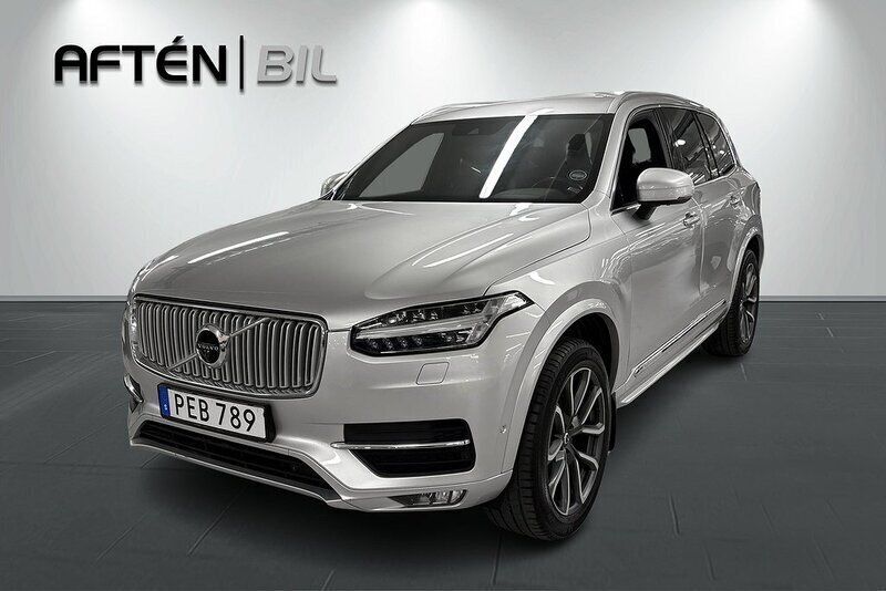 Silver Begagnad 2017 Volvo XC90 Inscription SUV | 389 800 kr (Superpris) - Bild 1/3