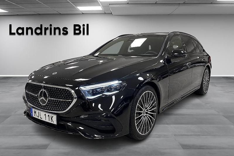 Svart Begagnad 2025 Mercedes E220 AMG Kombi | 689 000 kr - Bild 1/4
