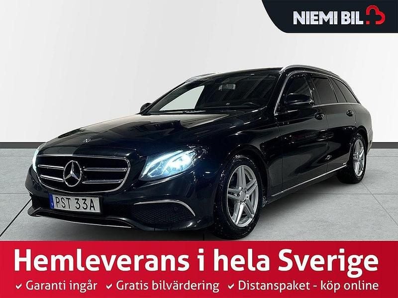 Svart metallic Begagnad 2019 Mercedes E200 Avantgarde Kombi | 189 900 kr (Bra pris) - Bild 1/3
