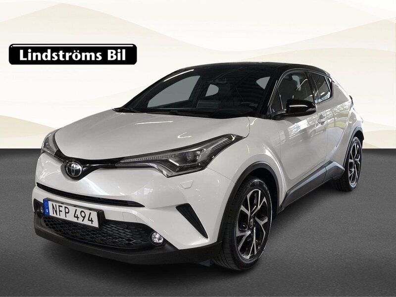 Vit Begagnad 2017 Toyota C-HR Style SUV | 189 000 kr (Marknadspris) - Bild 1/3