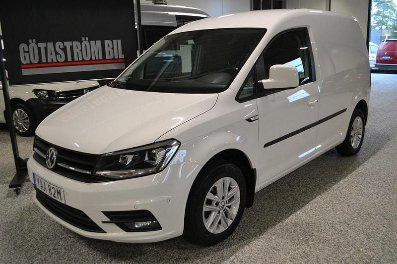 Vit Begagnad 2020 VW Caddy Minibuss | 175 000 kr (Bra pris) - Bild 1/4
