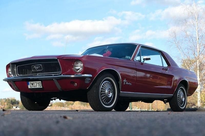 Röd Begagnad 1968 Ford Mustang Sedan | 219 000 kr - Bild 1/4