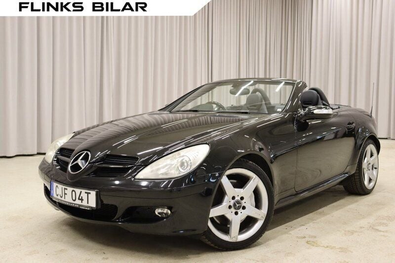 Svart Begagnad 2005 Mercedes SLK350 Cab | 99 900 kr - Bild 1/4