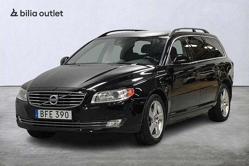 Svart Begagnad 2014 Volvo V70 Momentum Kombi | 139 900 kr (Marknadspris) - Bild 1/4