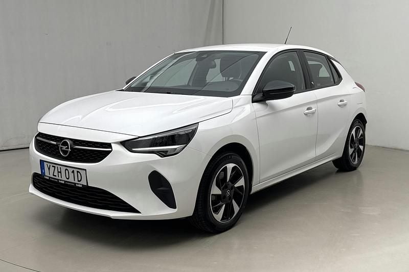 Vit Begagnad 2022 Opel Corsa-e Design & Tech Halvkombi | 169 000 kr (Bra pris) - Bild 1/4