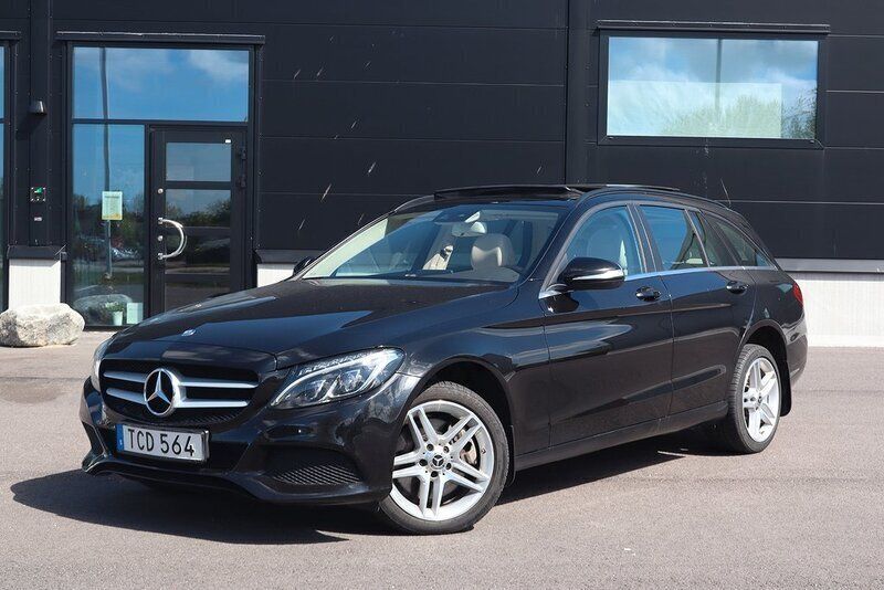 Svart Begagnad 2015 Mercedes C250 Kombi | 169 500 kr (Marknadspris) - Bild 1/4