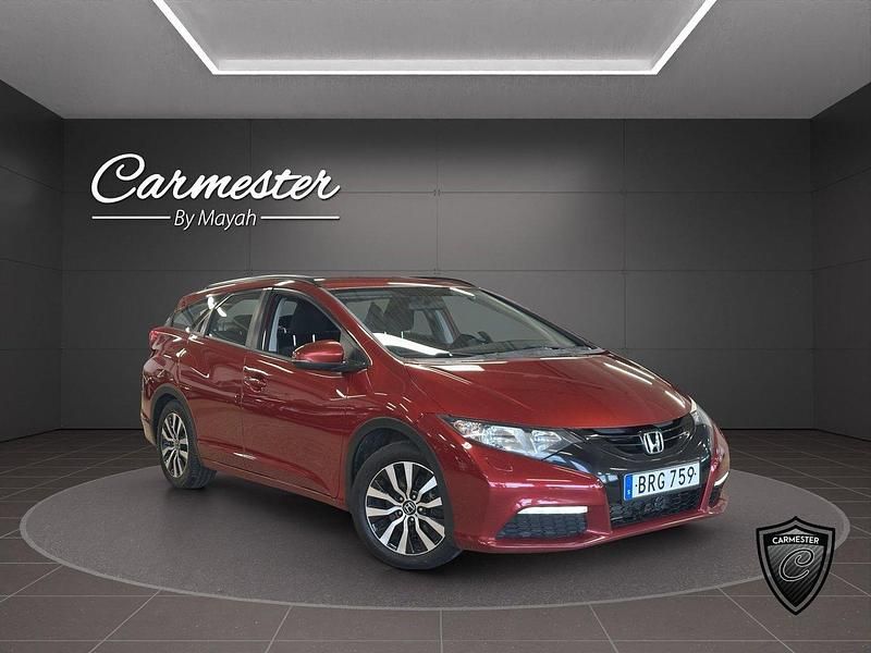 Röd Begagnad 2014 Honda Civic Comfort Kombi | 79 990 kr (Lite dyr) - Bild 1/4