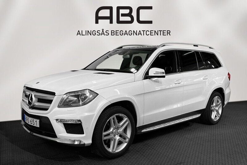 Vit Begagnad 2014 Mercedes GL350 AMG line SUV | 340 000 kr (Marknadspris) - Bild 1/4