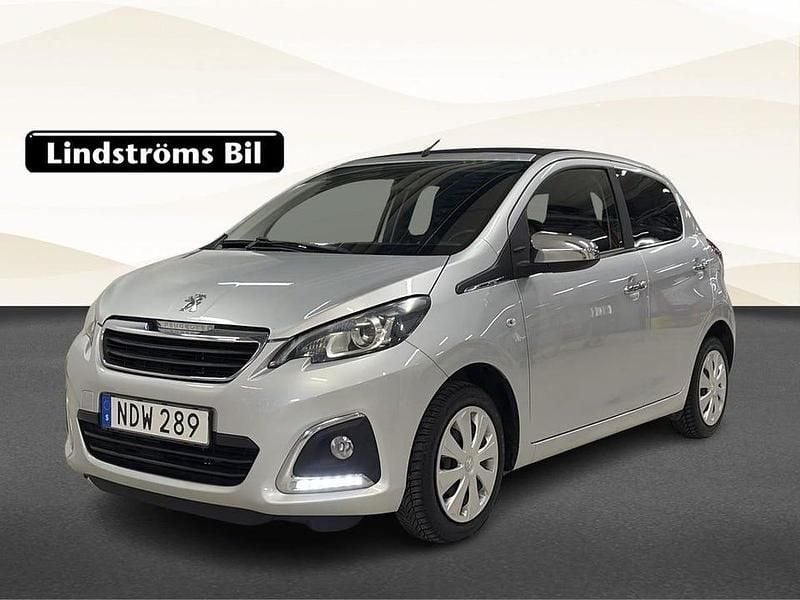 Grå Begagnad 2015 Peugeot 108 Cab | 84 000 kr (Lite dyr) - Bild 1/3