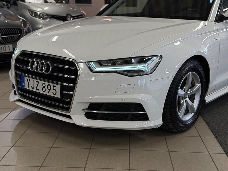 Begagnad Audi A6 S-Line 190 HK (139 kW) 2017 Vit Kombi