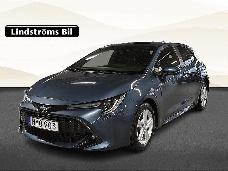 Blå Begagnad 2019 Toyota Corolla Hybrid Style Halvkombi | 239 000 kr (Lite dyr) - Bild 1/3