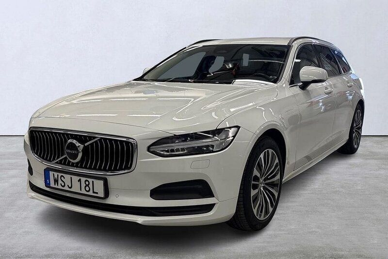 Vit Begagnad 2022 Volvo V90 Momentum Kombi | 329 900 kr (Marknadspris) - Bild 1/4
