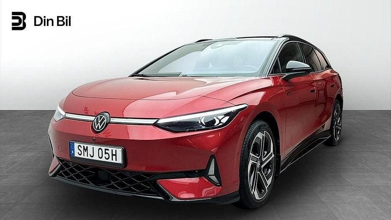 Röd Begagnad 2024 VW ID.7 GTX Kombi | 639 900 kr (Lite dyr) - Bild 1/4
