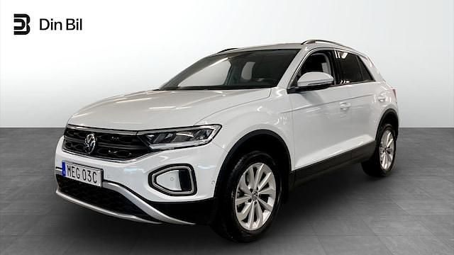 Vit Begagnad 2024 VW T-Roc Life SUV | 299 900 kr (Marknadspris) - Bild 1/4
