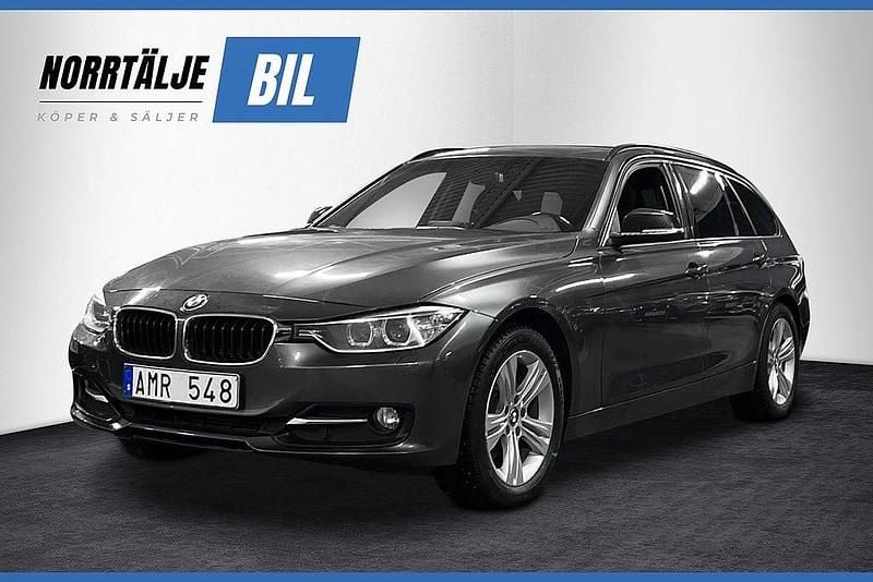 Grå Begagnad 2013 BMW 320 Sport Line Kombi | 139 900 kr (Lite dyr) - Bild 1/3