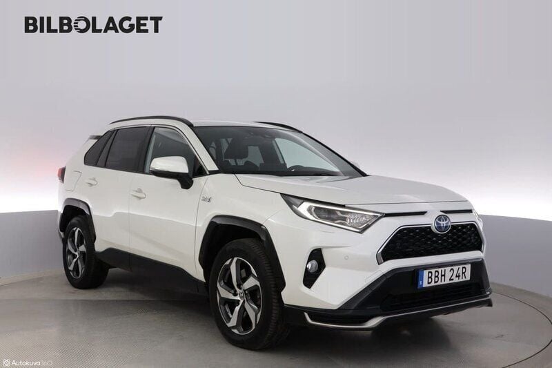 Vit Begagnad 2020 Toyota RAV4 Hybrid SUV | 329 500 kr (Marknadspris) - Bild 1/4